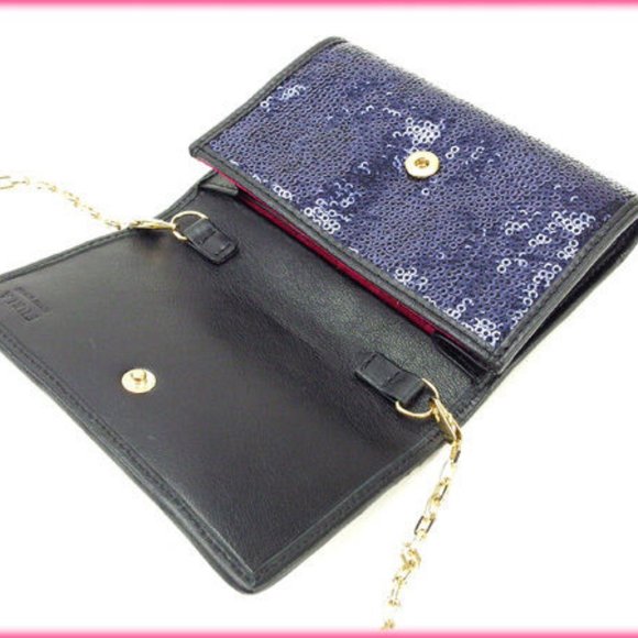 AUTH Furla Card Case Navy Black Woman - Picture 4 of 5